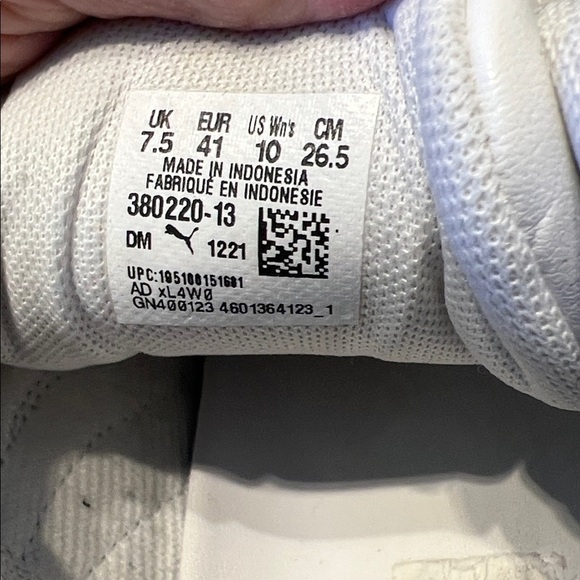 Puma Women's Puma Cali Star Lavender Fog White Sneakers Size 10 - Picture 8 of 13